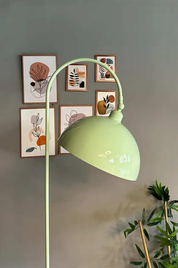 Dimmerli Işığı Ayarlanabilen Işığı Artırılıp Azaltılabilen Mint Hareketli Başlık Metal Lambader Dimmerli Işığı Ayarlanabilen Işığı Artırılıp Azaltılabilen Mint Hareketli Başlık Metal Lambader